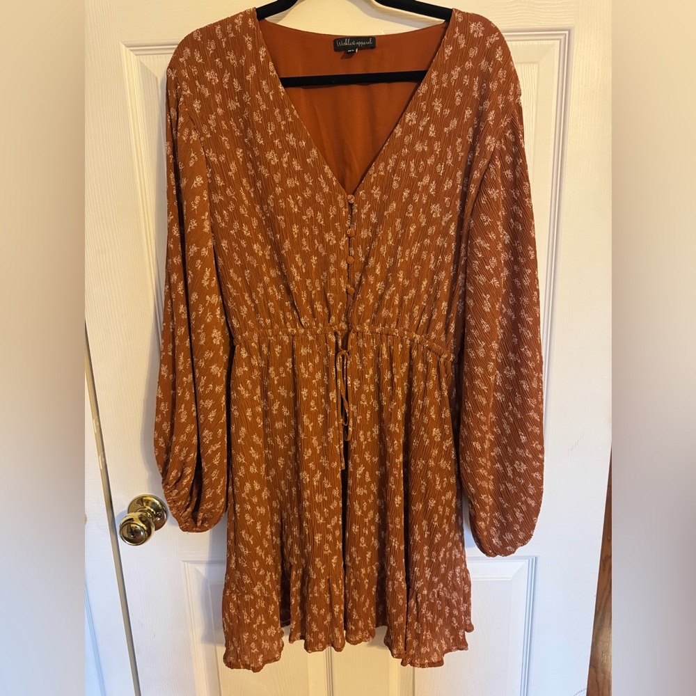 Rust-Orange Dress